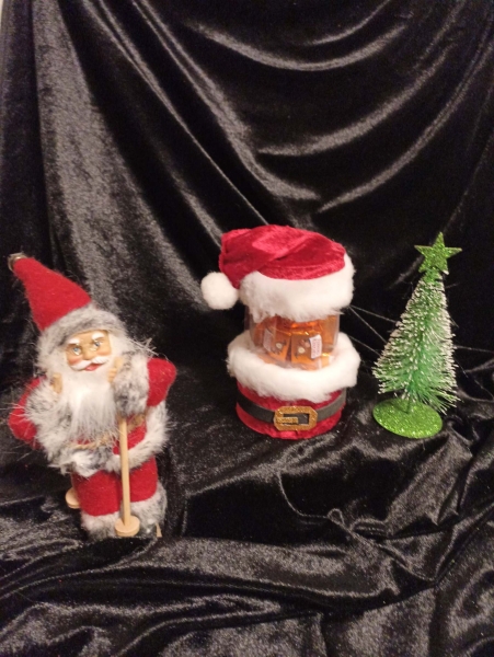 Runde Geschenkbox Nikolaus